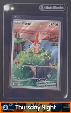 2023 POKEMON SV BLACK STAR PROMOS - SVP EN #208 VICTINI ILLUSTRATION COLLECTION - Image 1