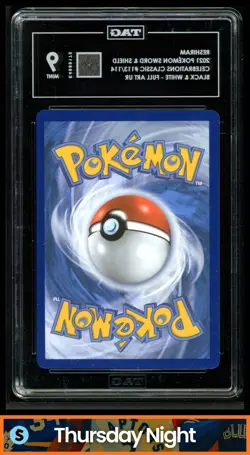 2021 POKEMON SWORD & SHIELD CELEBRATIONS RESHIRAM CLASSIC COLLECTION TAG 9 - Image 2