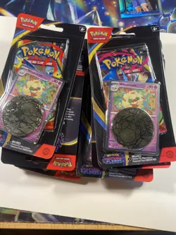 Pokemon TCG Phantasmal Flames Checklane Blisters Pack Factory Sealed - Image 1