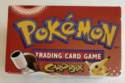 Vintage WOTC Pokemon Trading Card Game Cardbox Storage Box Very Good Condition - Image 5