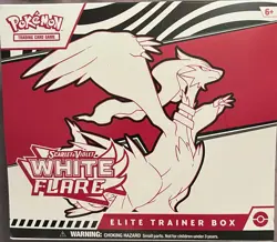 Pokemon TCG Scarlet & Violet White Flare Elite Trainer Box Factory Sealed ETB - Image 1