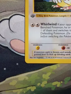Pokemon TCG: Base Set - 1st Edition Pidgey 57/102 Shadowless [LP] - Image 2
