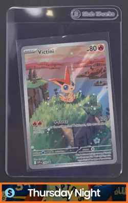 2023 POKEMON SV BLACK STAR PROMOS - SVP EN #208 VICTINI ILLUSTRATION COLLECTION - Image 1
