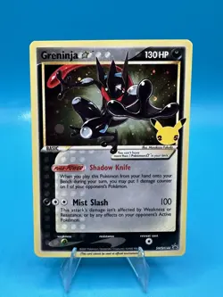 Greninja Gold Star SWSH144 Sword & Shield Black Star Promo Holo Pokemon Card NM - Image 1