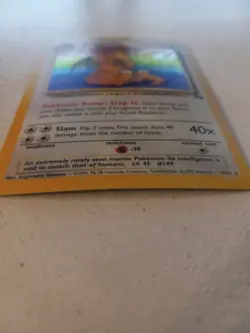 1999 Pokemon Dragonite 4/62 Fossil Holo - Image 2