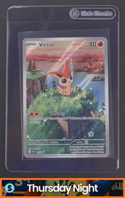 2023 POKEMON SV BLACK STAR PROMOS - SVP EN #208 VICTINI ILLUSTRATION COLLECTION - Image 1