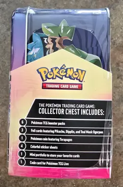 Pokemon Pikachu 2024 Surging Sparks Collectors Chest Tin Lunchbox NEW Sealed - Image 2
