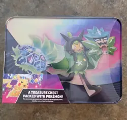Pokemon Pikachu 2024 Surging Sparks Collectors Chest Tin Lunchbox NEW Sealed - Image 3