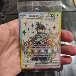 ERROR - Crimped Carta Pokemon TERAPAGOS EX SVP165 PROMO Teracristal SEALED ITA - Image 2