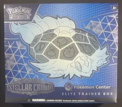 Pokemon Stellar Crown Pokemon Center Exclusive ETB - Elite Trainer Box - New - Image 1