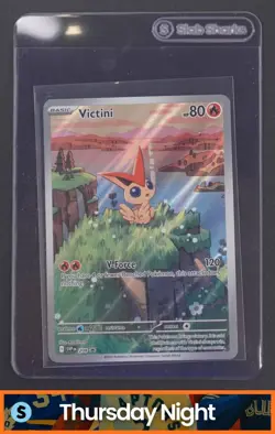 2023 POKEMON SV BLACK STAR PROMOS - SVP EN #208 VICTINI ILLUSTRATION COLLECTION - Image 1