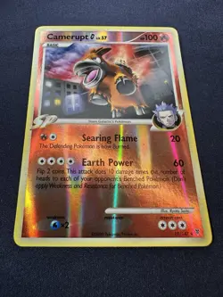 Camerupt G Lv.57 19/147 Pokemon TCG Card Reverse Holo Rare Supreme Victors NM - Image 3