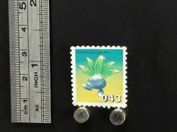 Oddish Pokemon Stamp Card Japanese Shogakukan Nintendo Game Anime TCG CA - Image 2