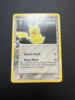 Pikachu 13/17 - Pop Series 5 Non Holo Pokemon Card LP+ - Image 1