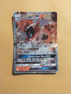Pokemon Trading Card Single Volcarona Gx Full Art Holographic Cosmic Eclipse - Image 1