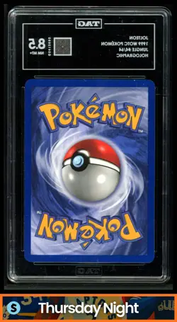 1999 POKEMON JUNGLE #4/64 JOLTEON TAG 8.5 - Image 2