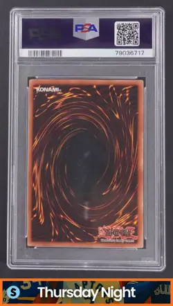 2002 YU-GI-OH! STARTER DECK: YUGI #SDY-006 DARK MAGICIAN PSA 8 NEAR MINT-MINT - Image 2