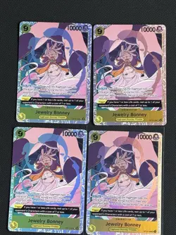 4x Jewelry Bonney OP13-108 SR - Carrying on His Will - One Piece English - OP13 - Image 1
