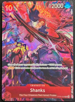 Shanks (English Version 2nd Anniversary Set) OP09-004 One Piece Promotion Cards - Image 1