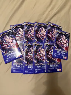 x10 One Piece OP-14 Sleeved Booster Packs Lot | Official Bandai | Factory Sealed - Image 1