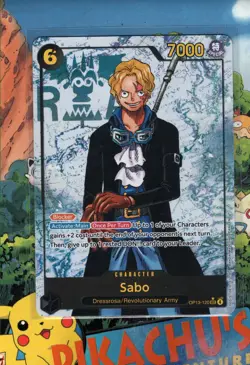 One Piece TCG Sabo (120) (Parallel) OP13-120 Carrrying On His Will Holo NM/M - Image 1