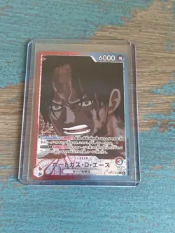 Portgas D. Ace (Alt Art) OP13-002 L Carrying on His Will - ONE PIECE Japanese - Image 1
