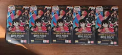 Sealed Bandai Namco One Piece Card Game Emperors OP-09 Booster x5 Packs English - Image 1
