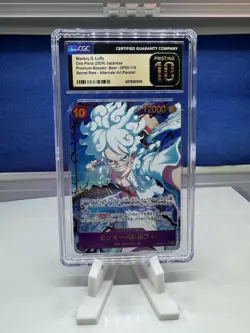One Piece JPN Monkey D Luffy Premium Booster Best SEC Op05-119 CGC Pristine 10 - Image 1