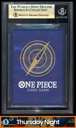 2024 ONE PIECE THE BEST PREM. BOOSTER #OP06-118 R. ZORO MANGA ART SEC SR BGS 10 - Image 2