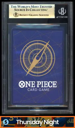 2024 ONE PIECE THE BEST PREMIUM BOOSTER #OP04-083 SABO MANGA ART FOIL SR BGS 10 - Image 2