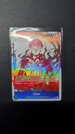One Piece TCG OP10-049 Sabo 3rd Anniversary Rare - Image 1