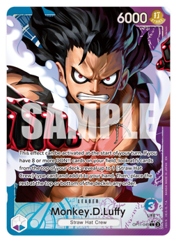 Op11-040 Monkey D Luffy Alt Art Leader One Piece Tcg - Image 1