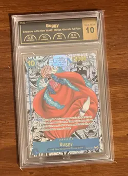 BUGGY 2024 ONE PIECE OP09-EMPERORS IN THE NEW WORLD MANGA ALTERNATE ART PCG 10 - Image 1