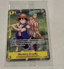 One Piece CCG Monkey.D.Luffy OP10-111 Rare Promo Card Factory Sealed - Image 1