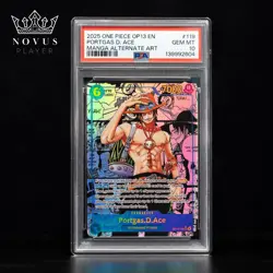2025 One Piece - Portgas D. Ace Alt-Art Manga SEC OP13-119 PSA 10 - Image 1