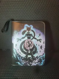 Pokemon TCG Binder. Mew & Mewtwo/ Blastoise & Squirtle. Pokemon Card Binder New! - Image 1
