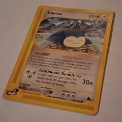 Pokemon Snorlax Skyridge 100/144 Rare 80HP English 2003 TCG Card - Image 3