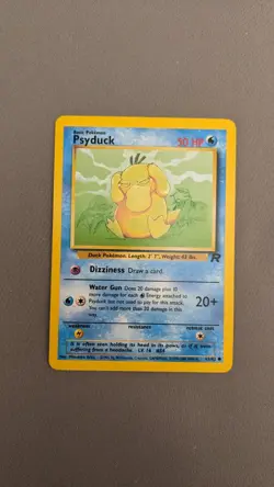 Psyduck 65/82 Team Rocket Set - Common - LP - Pokemon TCG Card WOTC - Image 1