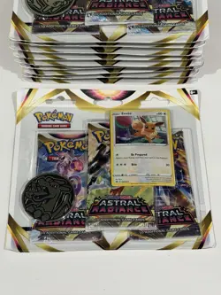 Astral Radiance 3 Pack Blister Eevee Pokemon Card TCG Brand New Sealed Lot Of 10 - Image 2