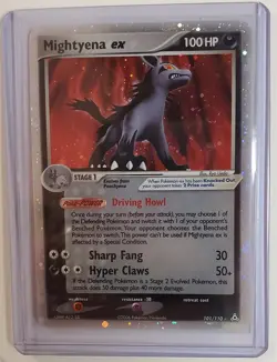 Pokemon Mightyena ex EX Holon Phantoms 101/110 Ultra Rare Holo Card English 2006 - Image 1