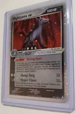 Pokemon Mightyena ex EX Holon Phantoms 101/110 Ultra Rare Holo Card English 2006 - Image 2