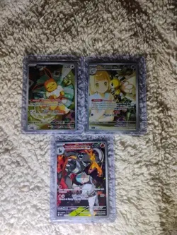 full art Lot Of 3 Pokemon Cards 1 Is Promo - Image 2