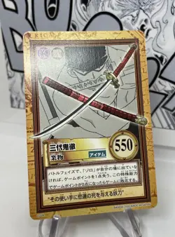 2000 Roronoa Zoro C228 One Piece Hyper Battle Card Bandai Japanese NM - Image 1