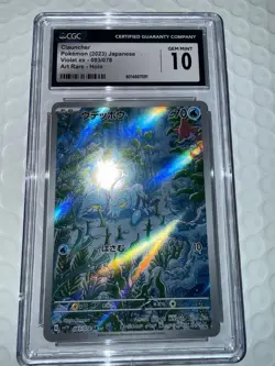 CGC 10 Gem Mint Clauncher 083/078 AR Art Rare Violet ex sv1V Pokemon Card - Image 5
