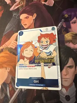Girl (OP14 Release Event Winner) P-096 One Piece Promotion Cards Foil - Image 3