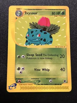 Ivysaur 082/165 Expedition Base Set Pokemon Card Near Mint ! WOTC Era Rare ! - Image 1