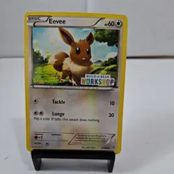 Pokemon TCG Eevee Build A Bear Workshop Promo Card 63/98 DMG (scratches on card) - Image 1