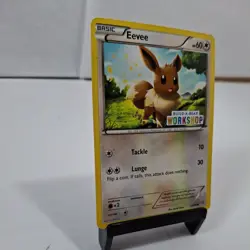 Pokemon TCG Eevee Build A Bear Workshop Promo Card 63/98 DMG (scratches on card) - Image 2