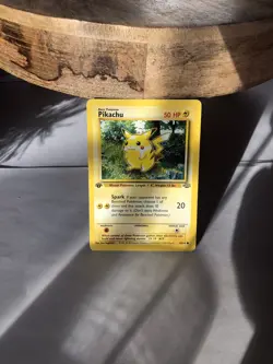 1st Edition Pikachu 60/64-Jungle-Non-Holo Pokemon Card-NM Not Used For Gameplay - Image 3