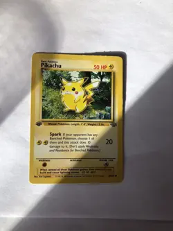 1st Edition Pikachu 60/64-Jungle-Non-Holo Pokemon Card-NM Not Used For Gameplay - Image 4